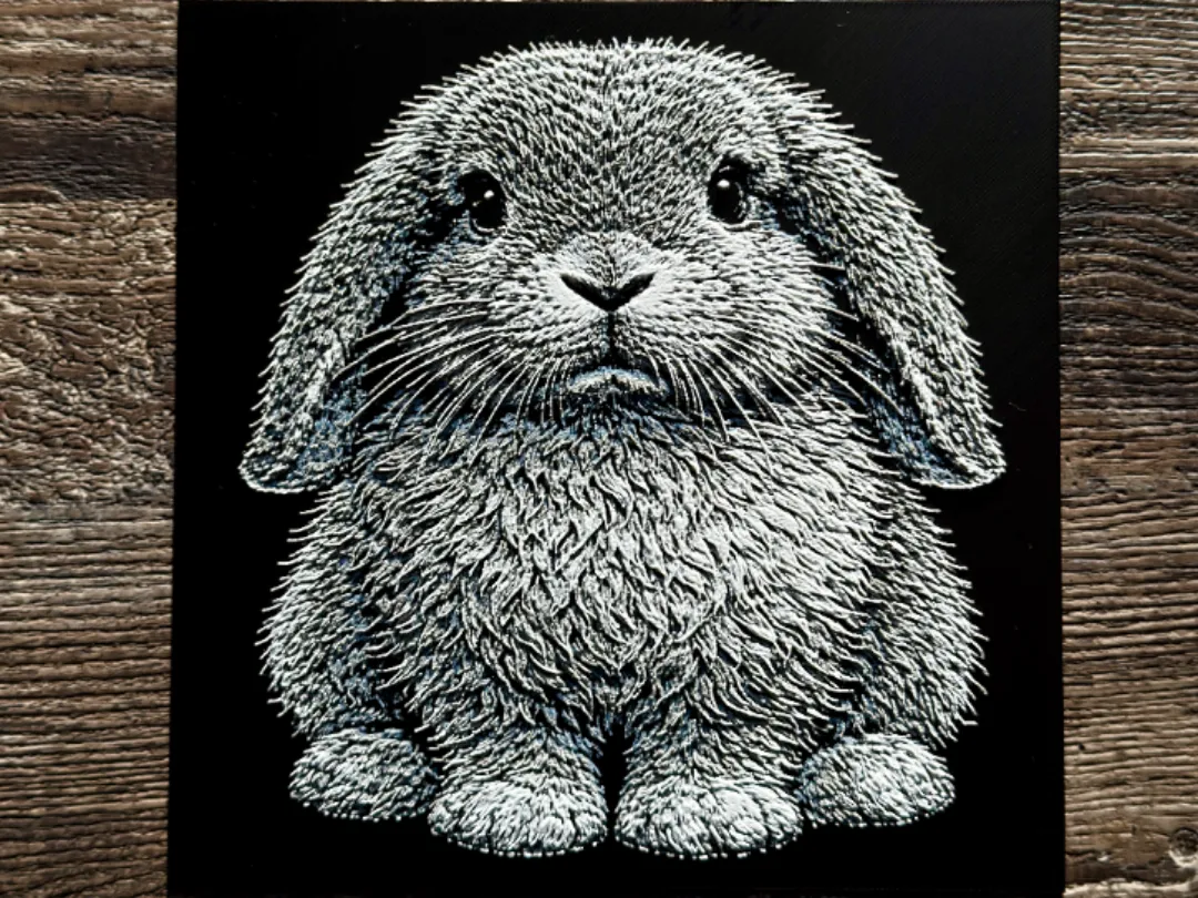 Bunny HueForge Wildlife Series - Free 3D Print Model - MakerWorld