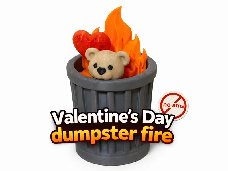 Valentine’s Day Dumpster Fire - I'm Good