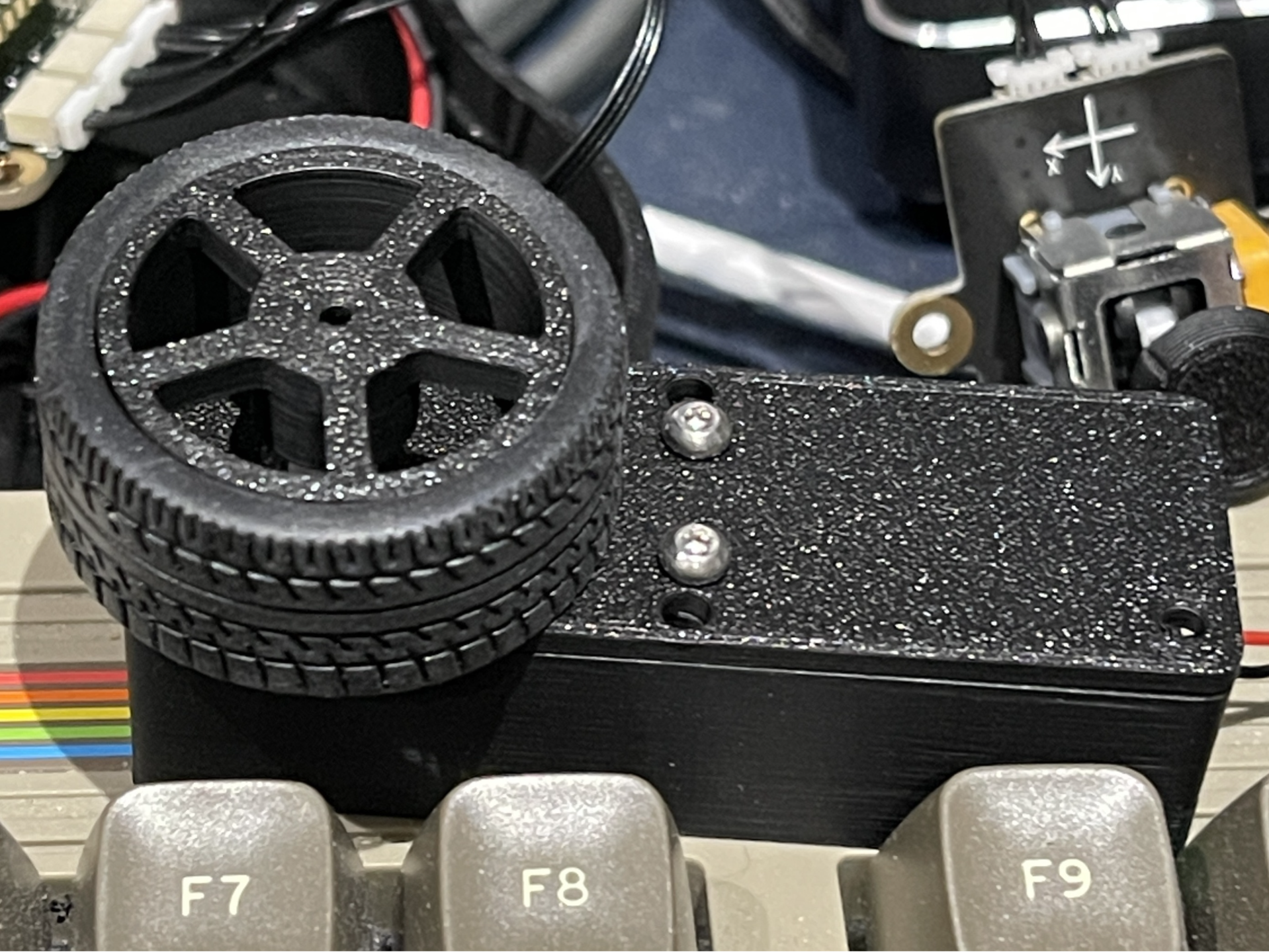 CyberBrick TT Gearbox for the 030 Motor + Wheel 3D model