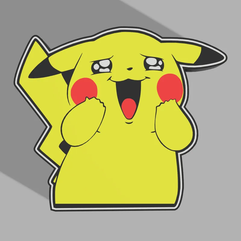 Pokemon Enthusiastic Pikachu Lightbox