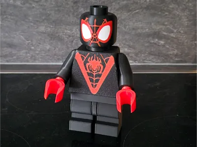 Brick Man Miles Morales 500%