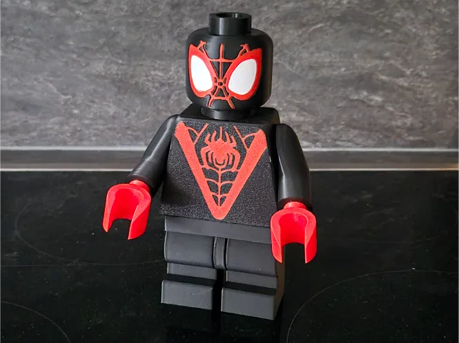 Brick Man Miles Morales 500%