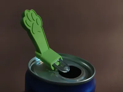 Can opener, beverage can, food can - cat paw