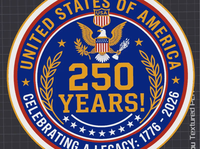 USA 250th lightbox