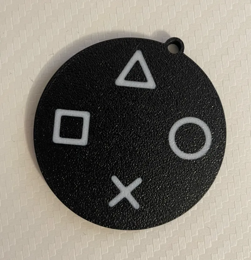 Playstation Keychain