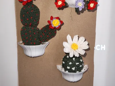 magnetic fridge vase