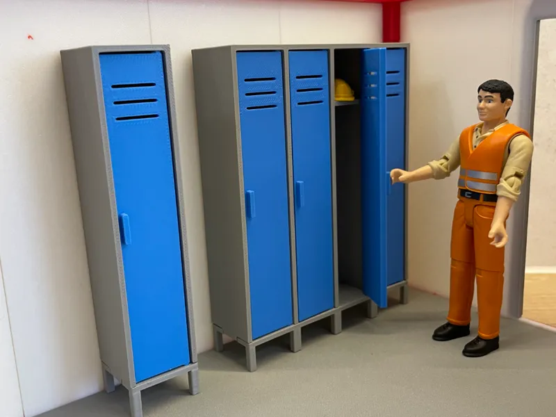 Furniture locker for site hut container 1/16