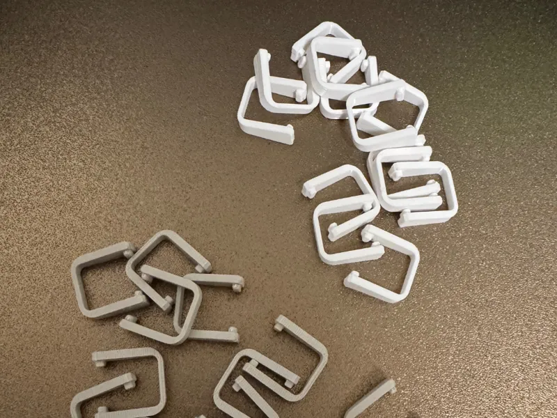 Kitchen cabinet soft close clips