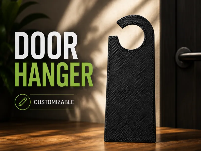 DOOR HANGER - CUSTOMIZABLE