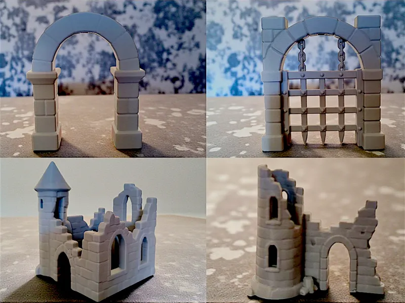 DND Stone Ruins – Tabletop Fantasy Terrain