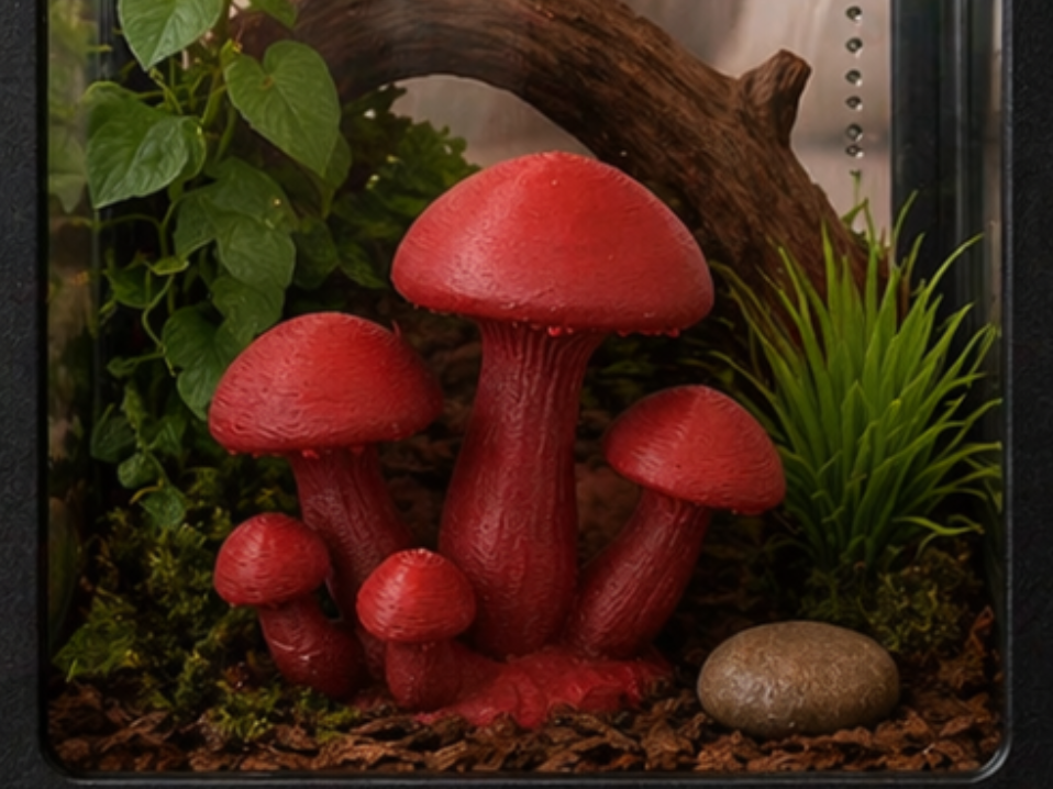Woodland Toadstool Cluster – Terrarium Decor