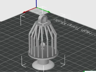 Human trapped in a cage