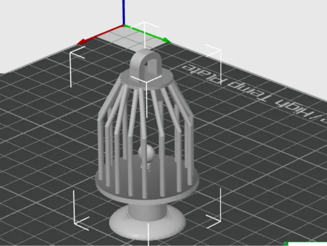 Human trapped in a cage