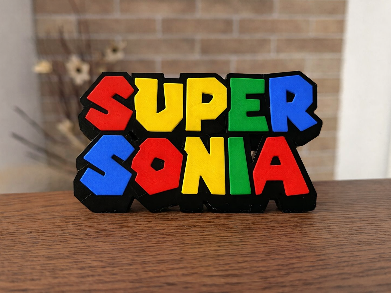 Super Sonia Decorative Names Super Mario Font 
