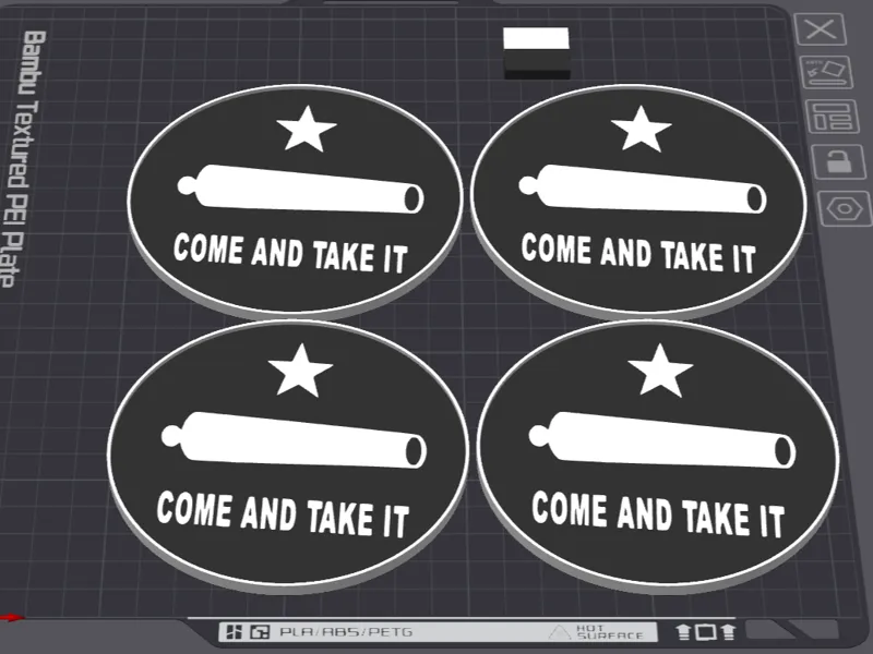 COME AND TAKE IT Coaster 