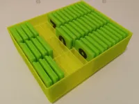 Support pour tuiles lettres et chiffres, 54 cases — photo 1