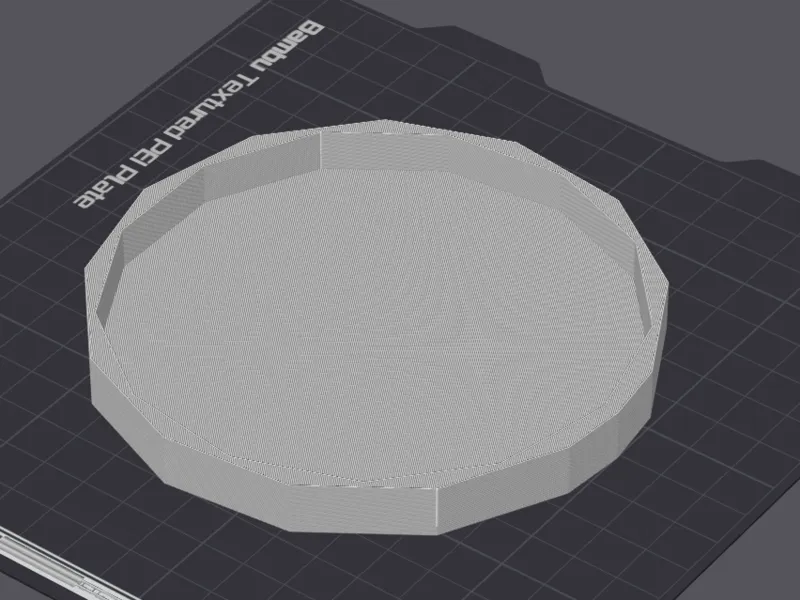 Simple 12 cm Circular Tray