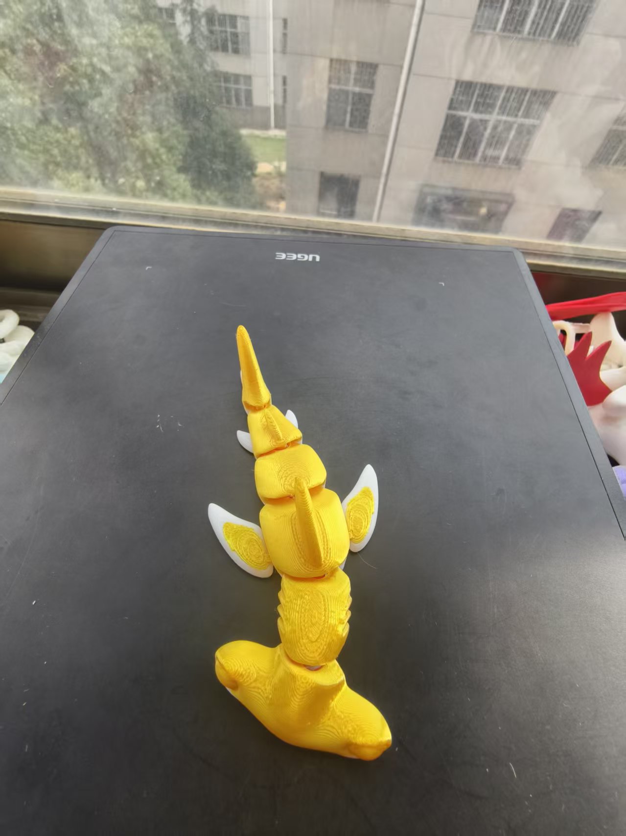 Miniatura 2 do modelo 3D 锤头鲨，大鲨鱼，无需支撑