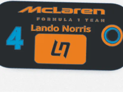 Lando Norris Keychain