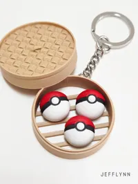 Pokeball Buns + Dimsum Basket