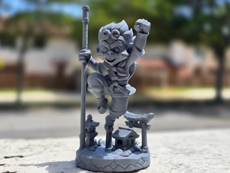 Skybound Monkey King Figurine