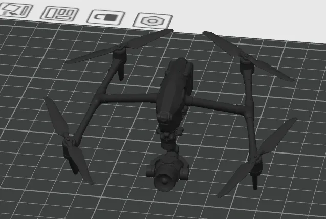 DJI Inspire - Free 3D Print Model - MakerWorld