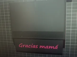 Base personalizable para litofania cubo