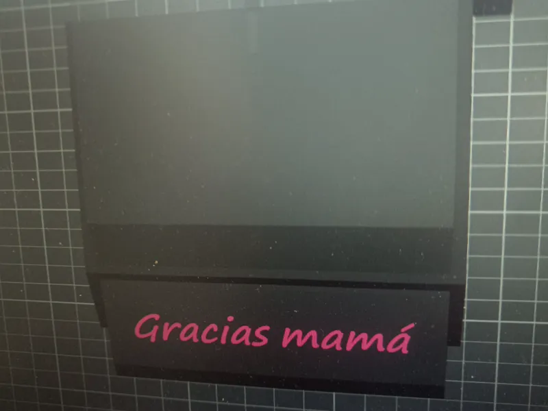 Base personalizable para litofania cubo