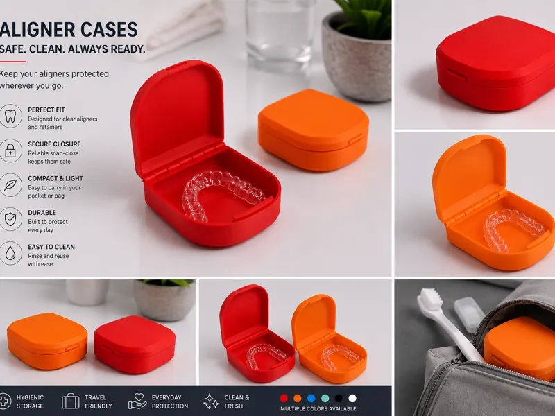 Retainer Case with Vent Holes