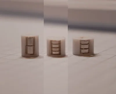 A customizable size magnet separator for any circular magnet! Simply enter a few parameters to get different sizes of magnet separators!