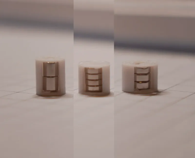 适用于任意圆形磁铁的定制尺寸磁极区分器！仅需填入几个参数即可得到不同尺寸的磁铁区分器！