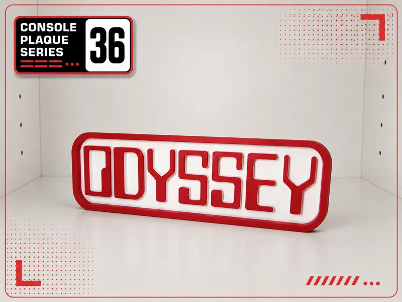 Console Logo Plaque - Odyssey / Magnavox Odyssey