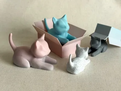 Cat and box