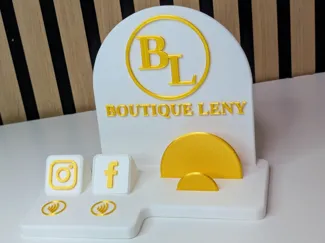 Custom Logo Dual NFC Stand and Card Holder