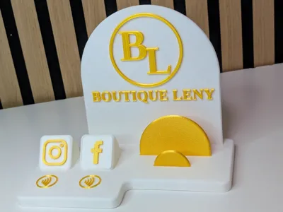 Custom Logo Dual NFC Stand and Card Holder