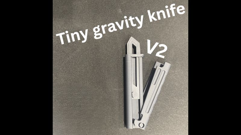 Tiny Gravity Knife V2 