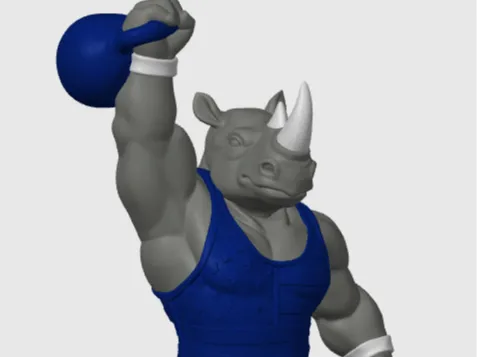 Ripped Rhino