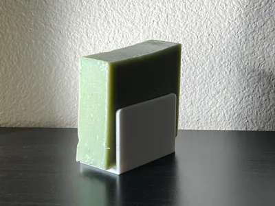 Vertical bar soap stand