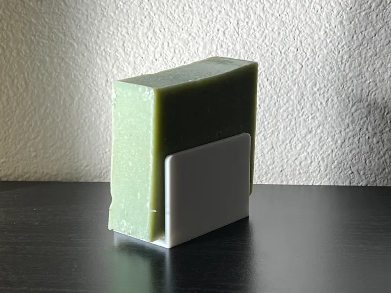 Vertical bar soap stand