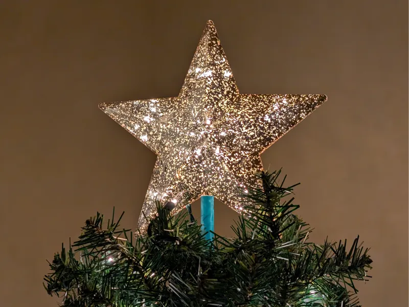Star Mount for Christmas Tree