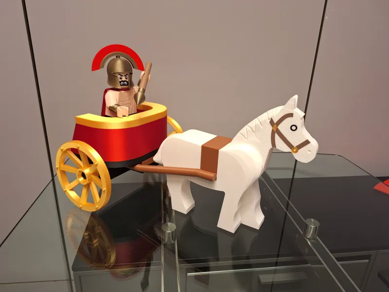 BIG BRICK ROMAN CHARIOT -NO AMS-