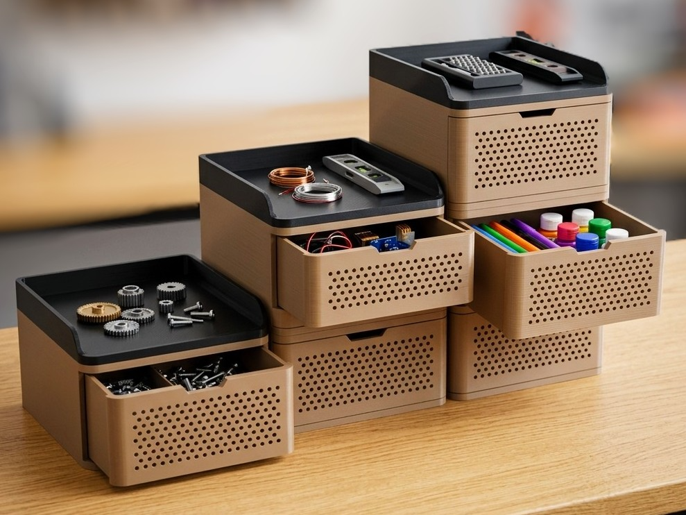 AeroStack: 100% Support-Free Modular Drawer System - 1