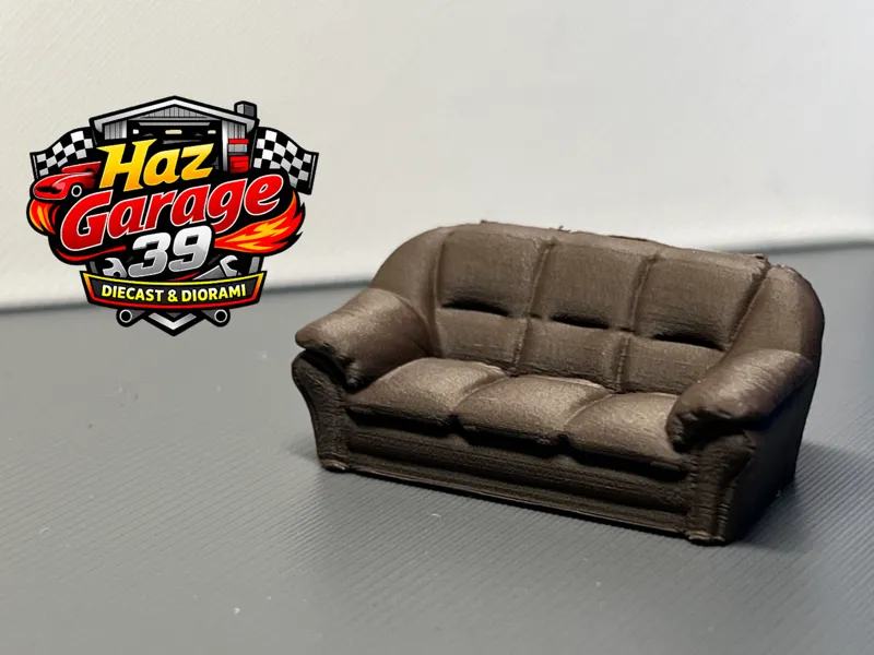 Divano in pelle 1:64