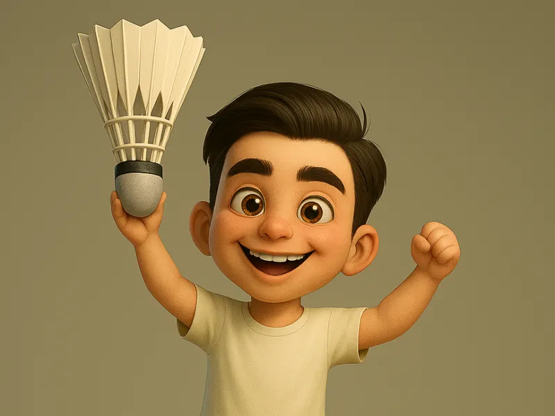 badminton kid