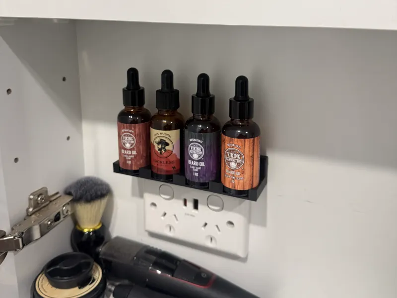 Mini Beard Oil Shelf