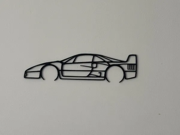 Déco murale Ferrari F40