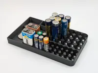 Range-piles compact (24xAA, 24xAAA, 5x9V) — photo 1
