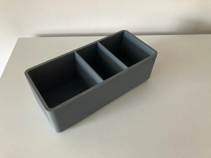 Stylish 3-Compartment Organizer Box