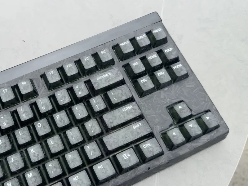 狼途 T87Ultra键盘 碳纤维上盖模具