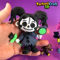 Creepy Doll Painted Gothic variant 3MF file